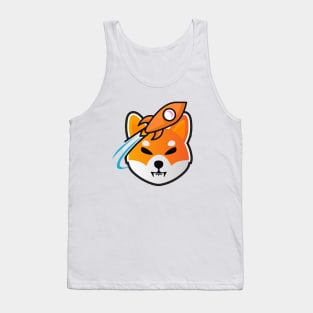 SHIB Rocket To The Moon - Shiba Inu Crypto Tank Top